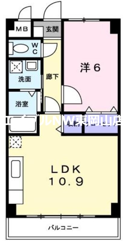 スカイマンションの間取り