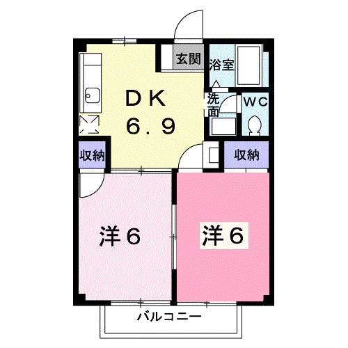 ファミール９７Iの間取り