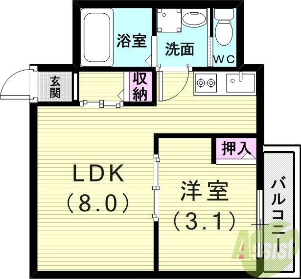 アジール・シエルの間取り