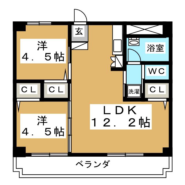 ＣＡＳＡ４４２の間取り