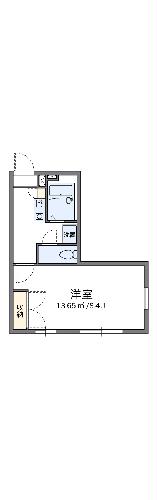 【レオパレスＫＣ２の間取り】