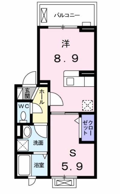 ルボアール箕面　Ａ棟の間取り