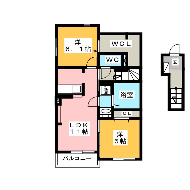 スモーキークォーツの間取り