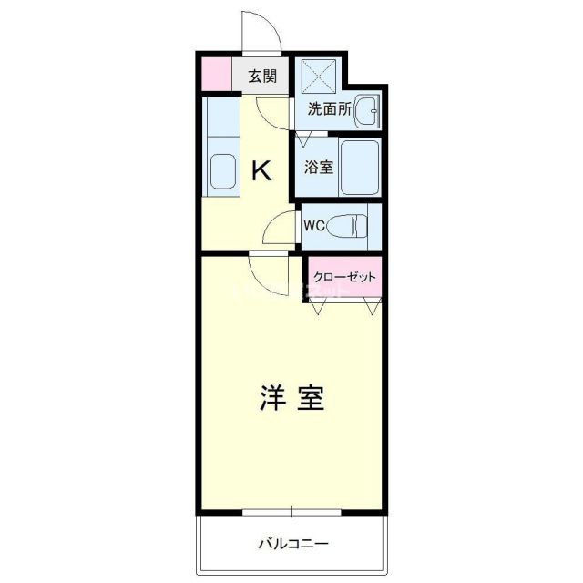 掛川市高御所のマンションの間取り