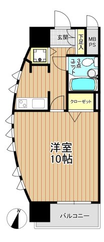 さいたま市大宮区土手町のマンションの間取り