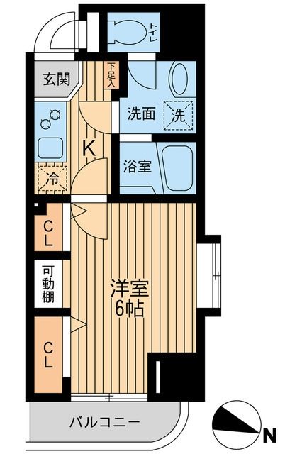 HF関内レジデンスの間取り