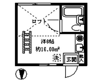 シティハイム都立家政Iの間取り