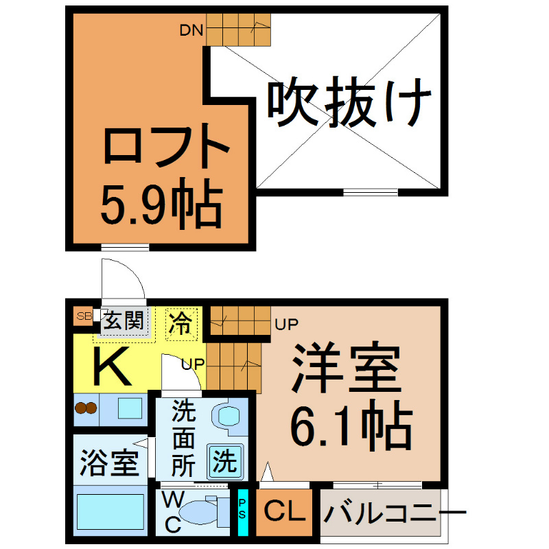 メゾン・ド・プランドールの間取り