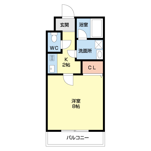 Ｋｏｋｏｃｈｉ北中島の間取り