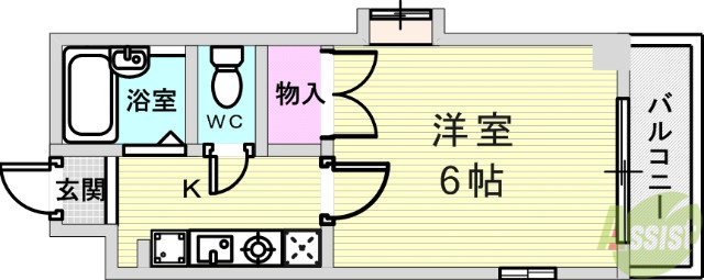 アルファコートの間取り