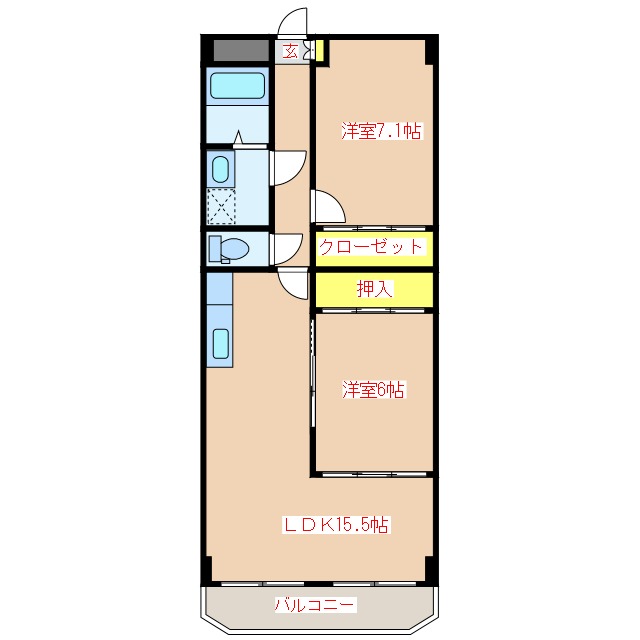 グラシアスの間取り