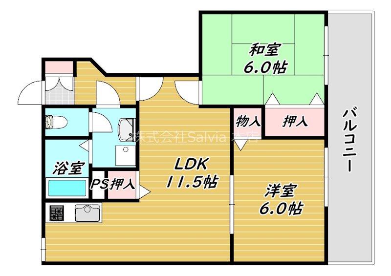 ジューヌ森の間取り