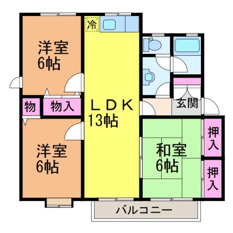 コスモビューの間取り