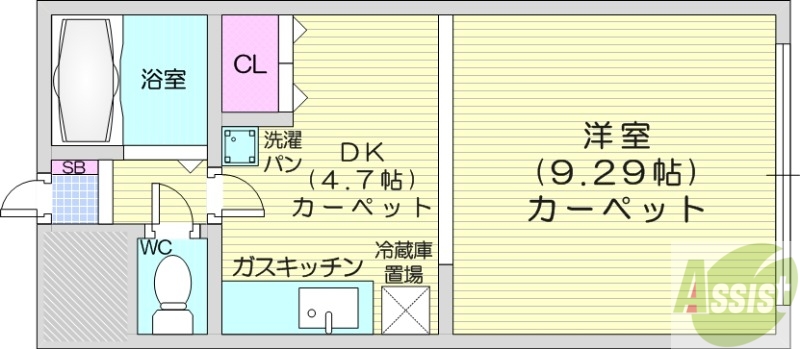 シティノースワンの間取り