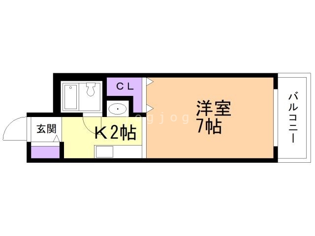 メゾンクレスト北大前の間取り