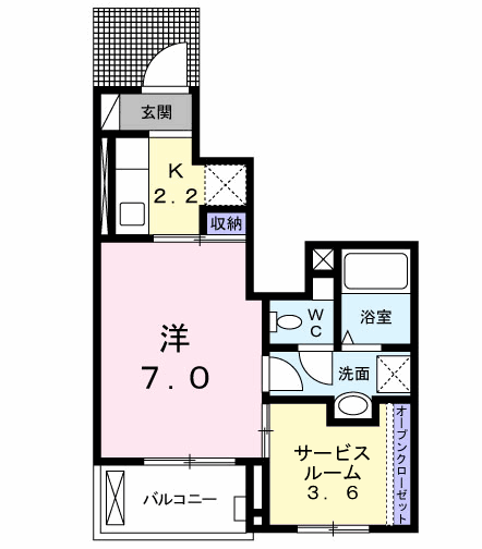 ルミナスの間取り