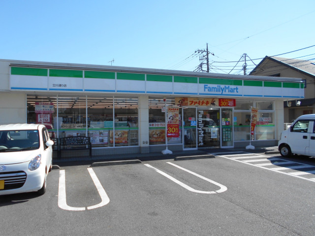 コンビニ　ファミリーマート立川通り店（コンビニ）まで40m