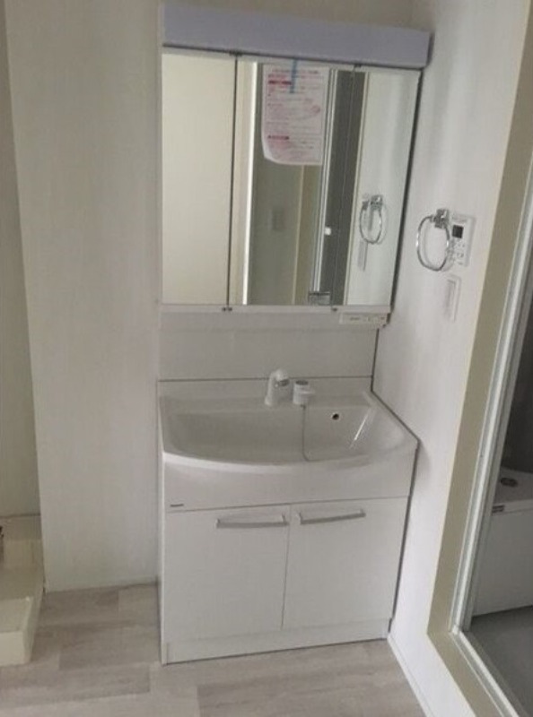 洗面設備　図面と現状に相違がある場合には現状を優先