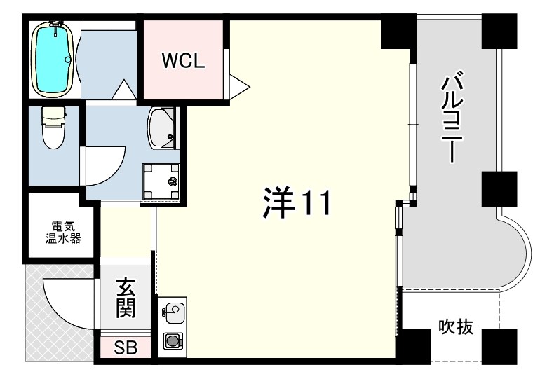 チェリービュウ芦屋川の間取り写真
