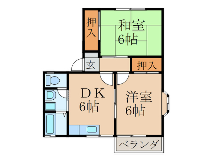 モンシャレ勝山の間取り写真
