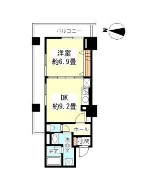 セントラル堺東の間取り写真