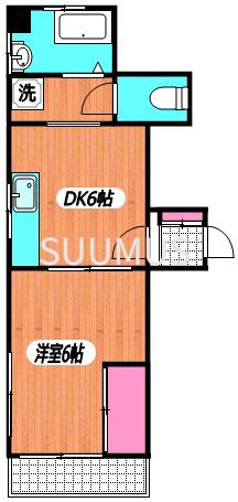 東京メトロ丸ノ内線 中野新橋駅 徒歩4分 3階建 築47年の間取り写真
