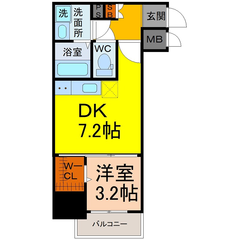 CREST TAPP東別院の間取り写真