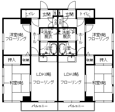 サンテラス21の間取り