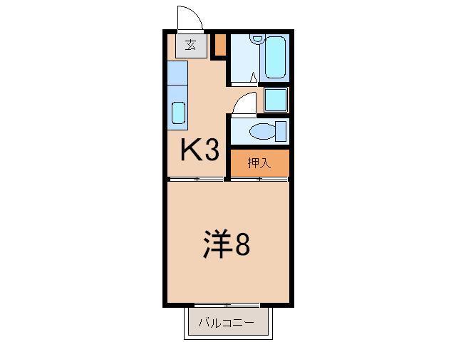 メゾン東浜の間取り