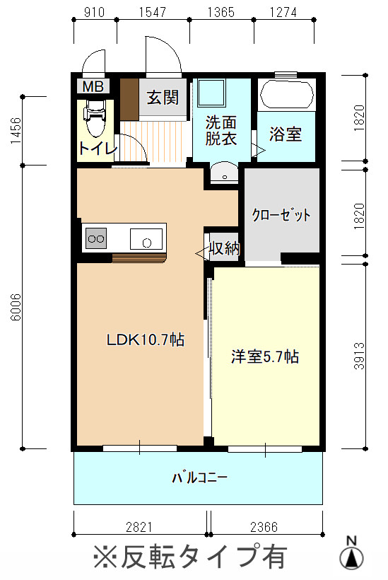 エクセレント壱番館の間取り