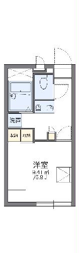 レオパレスノースブライトの間取り