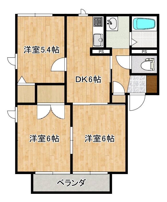 リヴィエールの間取り