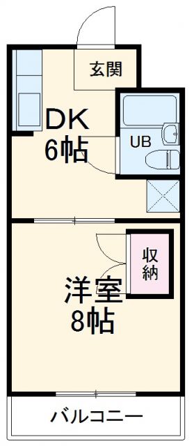 浜松市中央区笠井新田町のマンションの間取り