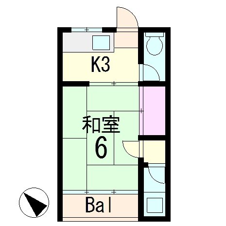 草津市平井のマンションの間取り