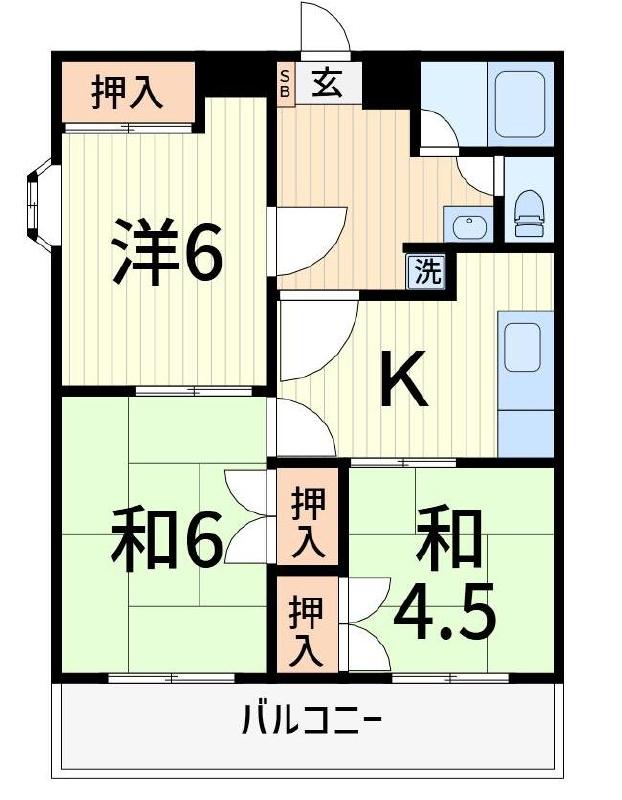 クレール・オートンヌ南水元の間取り