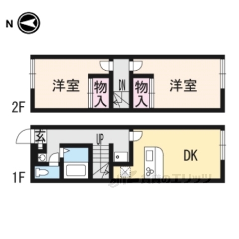 レオパレスヴィラージュＢの間取り