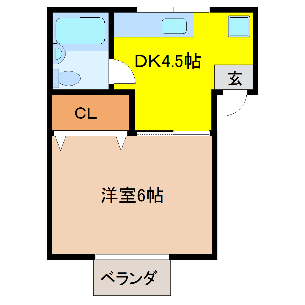 サンタヒルズ松原の間取り