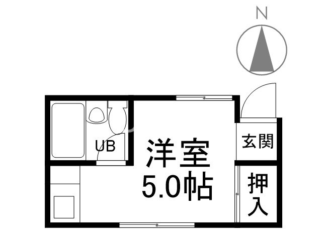 【喜多源第２マンションの間取り】