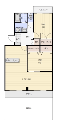 セラヴィ90の間取り