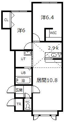 ジャルダン妹背牛Ｂの間取り