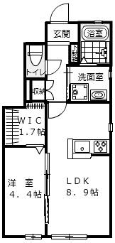 フィカーサ吉島新町（ペット）の間取り