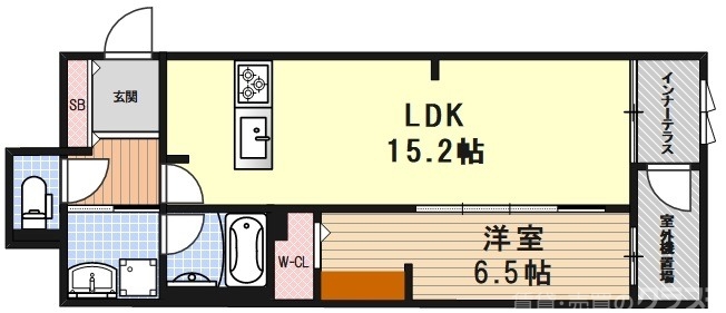 グランディールA&N出町柳の間取り