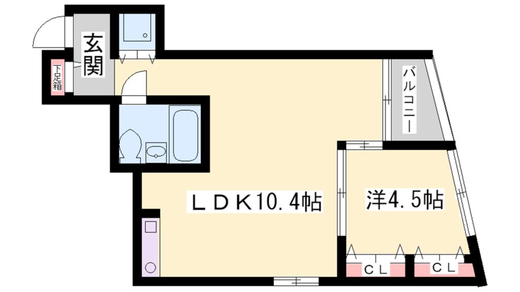 アクス加古川の間取り