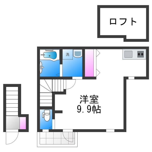 あんしん＋住道矢田08-1081の間取り