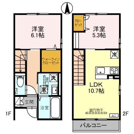 富山市清水町のその他の間取り