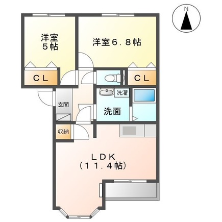 フローリィの間取り