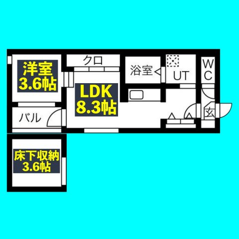 【ハーモニーテラス清水VIIの間取り】