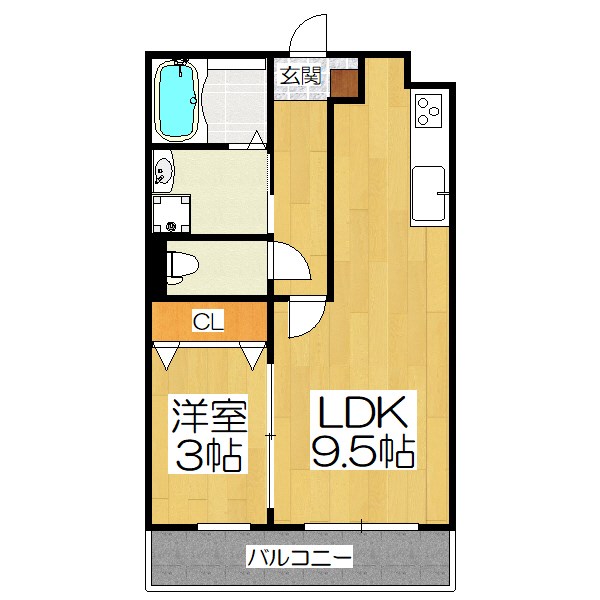 レクエルド宝ヶ池の間取り