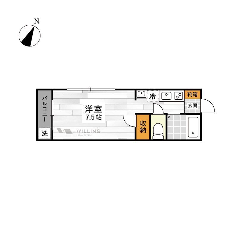 新大江パークハイツの間取り