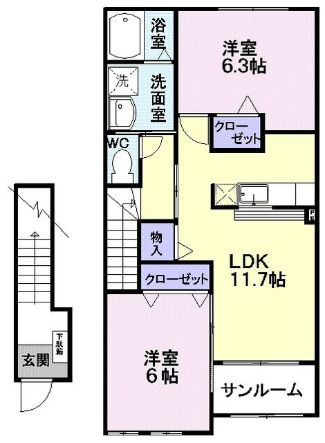 ベルサイドの間取り